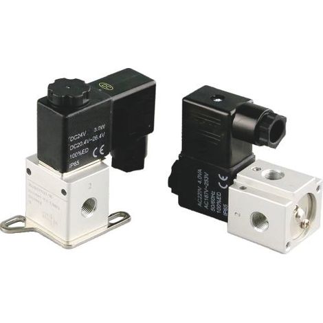 Electrodistributeur pneumatique RS PRO serie ET fonction 3/2, Solénoïde, G 1/4 ( Prix pour 1 )