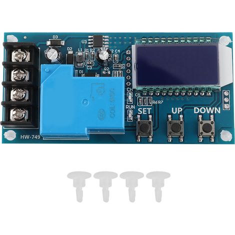 Carte de protection du module de contrôle de charge de batterie XY-L30A 6-60 V avec écran LCD (1/5)
