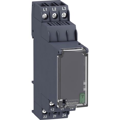 Überwachungsrelais 208, 208 - 480, 480 V/DC, V/AC 2 Wechsler Schneider Electric RM22TG20  1 St.