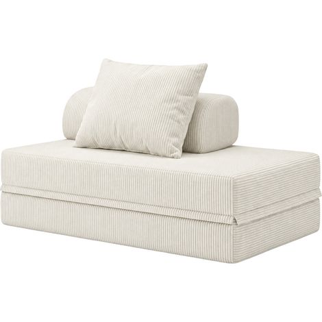 Sofá Modular 2 Lugares Convertível Veludo Regular (1/4)