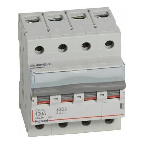 Interrupteur-sectionneur DX³-IS 4P 400V - 100A - 4 modules - LEGRAND