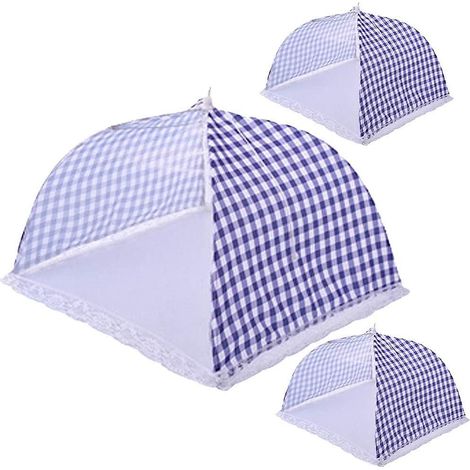 lot De 3 Couvercles Pliables Pour Cloches Alimentaires Fly Net Couverture Alimentaire Tente Pliable Parapluie Insectifuge Protection Contre Les Mo