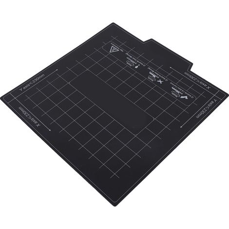 Surface d'impression 3D adhésive, plateau chauffant, feuille autocollante magnétique anti-déformation, pièces de rechange et accessoires 235 mm x 235 mm (1/5)