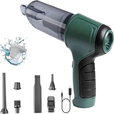 Irovami Aspirateur 3 en 1 sans fil – Voiture/maison/portatif, souffleur poussière 12000Pa, puissant – Idéal pour intérieur, voiture, atelier (1/5)