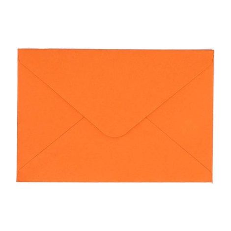 100 buste (13,5 x 18,5 cm) per partecipazioni di nozze, biglietti di Natale, inviti in acrilico e foto, arancione (1/5)