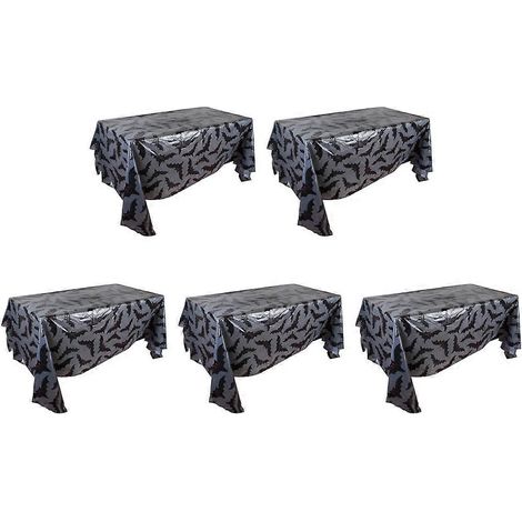 Halloween-Tischset, Geister-Tischläufer, Spinnennetz-Tischdecke, gotische Tischdekoration, Wohndekoration, Küchen- und Esszimmerdekoration B (1/5)