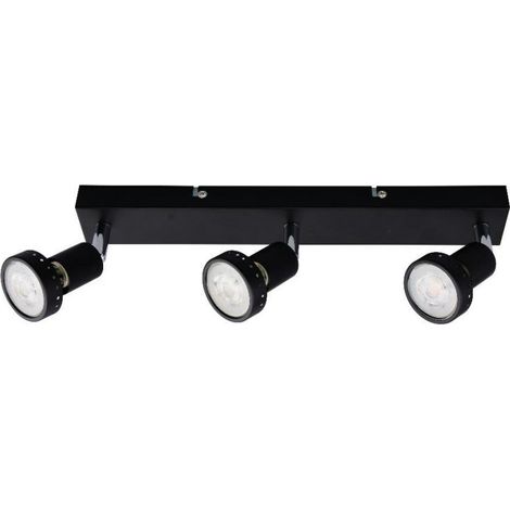 Primaster Deckenstrahler 3er LED Spot Chicago GU10 36 x 8 cm schwarz Deckenlampen & Kronleuchter (1/3)