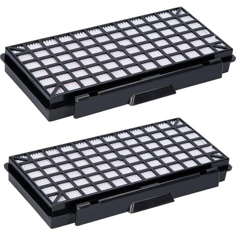 Lot de 2 filtres d'aspirateur compatibles avec les aspirateurs Siemens Q8, VSQ 5X1230/01, IQ700, Q5.0, VSC7AC342 - Filtre HEPA - Filtre allergène (1/5)