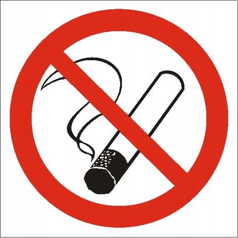 Cartello antincendio in PVC ZP-25 - Vietato fumare