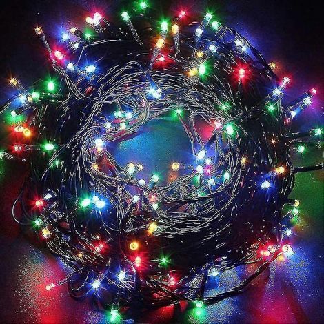 Guirlande lumineuse féérique de 200 LED (20 m), guirlande de Noël avec 8 modes d'éclairage, mini guirlande à brancher pour intérieur et extérieur. (1/5)