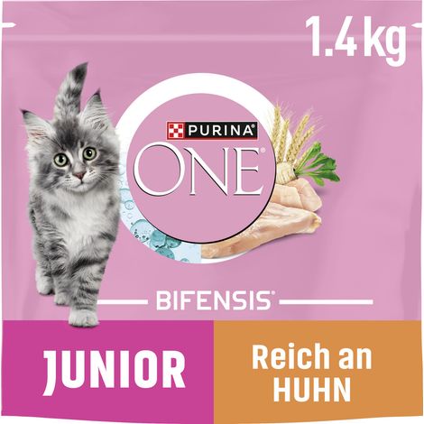 Purina One Katzenfutter Junior reich an Huhn 1,4 kg (1/2)