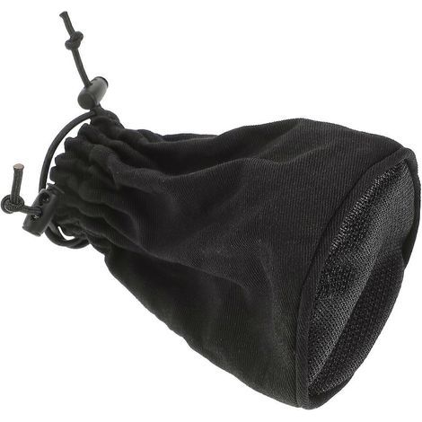 Housse de protection pour sèche-cheveux, outil de coiffure, sèche-cheveux à température constante, sac en nylon avec protection d'air-M-Black (1/4)
