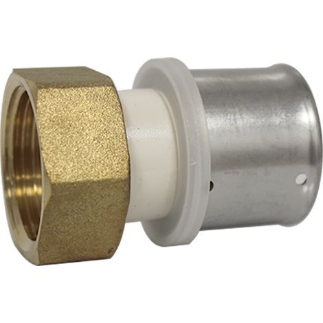 Raccord multicouche PPSU à sertir femelle écrou libre (26/34) 1" - Ø32x3,0 (1/4)