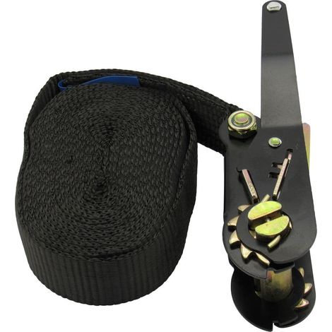 x1 Black 50MM 5M 5 Ton Endless Ratchet Strap - 5000KG Metre Tie Down Lashing