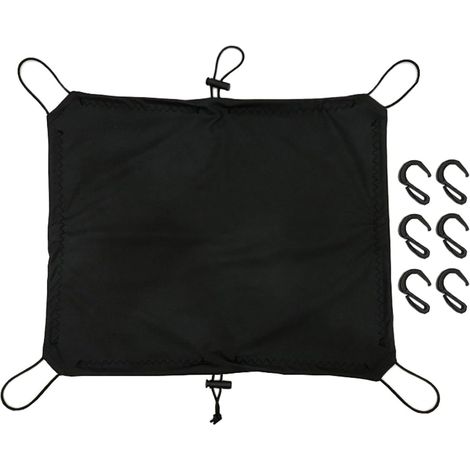 Housse de bagage élastique imperméable pour moto, filet de rechange avec crochets, accessoires de moto, facile à utiliser (1/5)