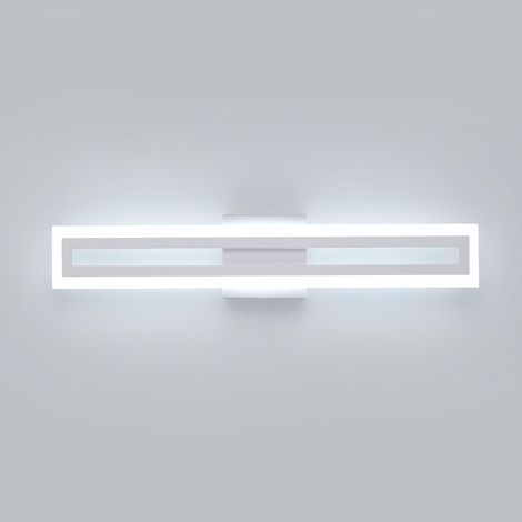LED Wall Light 60CM White, 20W 2000LM 6000K IP44 Waterproof, For Bathroom Mirror Sink (1/5)