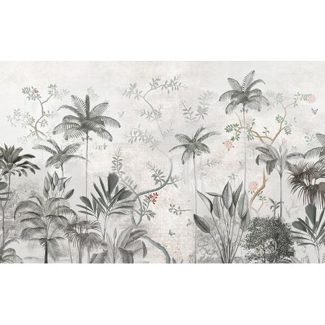 Papier peint panoramique - Forêt Tropicale - 130 cm x 81 cm (1/2)