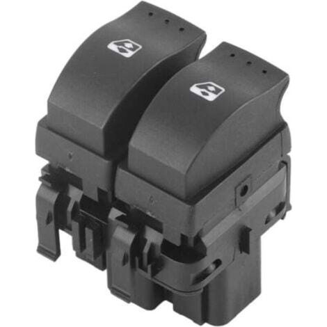 Interrupteur bouton lève-vitre 10 broches compatible,Commande de fenêtre électrique Double bouton pour Clio II 2 8200 060 045, (1/4)