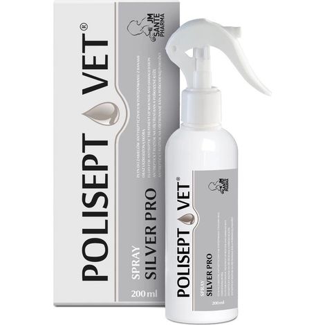 JM SANTE POLISEPT VET SPRAY PRO ARGENT pour le soin des plaies 200 ml (1/3)