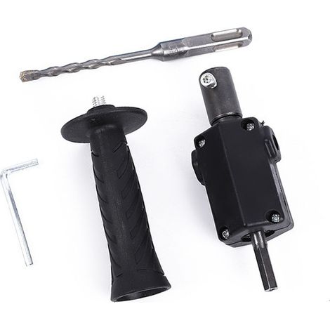 GARRYFIZH Adaptateur perceuse-marteau en acier allié, convertisseur électrique pour verre, métal et bois.