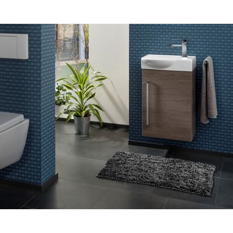 Lanzet K3 Gäste WC Set 45cm Dunkelbraun, rechts"-"06366145 (1/5)