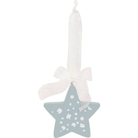 Sdn stella di legno blu 11cm - Feeric lights & christmas (1/2)