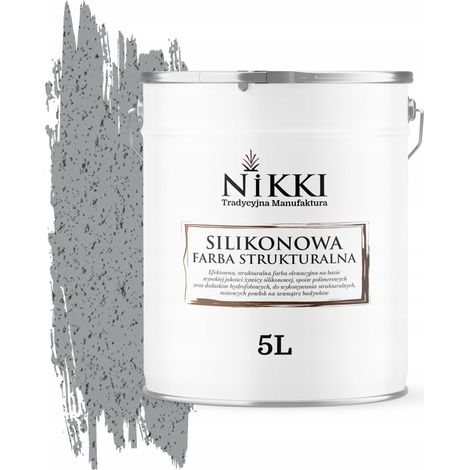 Vernice siliconica strutturale per facciate 5L Grigio con riflessi blu F243 UV