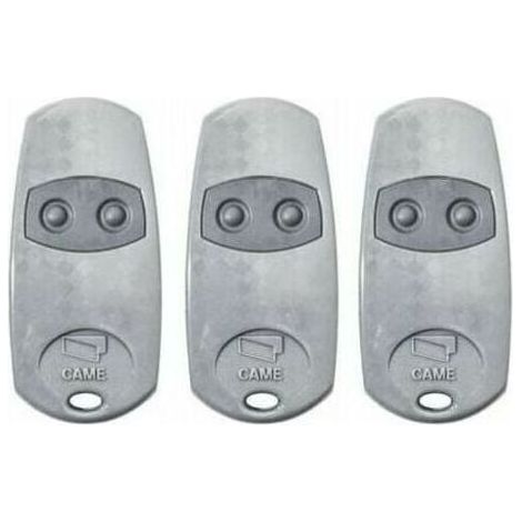 Telecommande d'origine Came TOP432EE 3 pieces. Frequence de code fixe 433,92 MHz