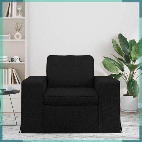 Canapé - 42024378 - Noir - Tissu - 103 x 80 x 82 cm (1/5)