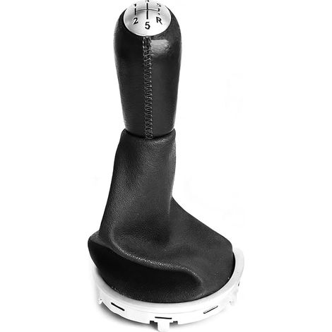 Pommeau de Vitesse 5 Vitesses pour Clio 3 Megane 2/3 Laguna 2 Kangoo 2 Twingo 2 Espace 4 avec Botte de Changement 8200379961 8200393246