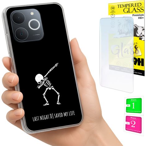 Funda para Realme Note 70T con cubierta trasera y cristal 9H. (1/5)