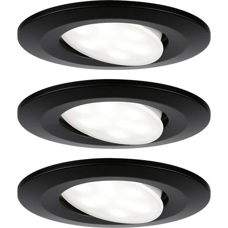 Paulmann 99991 Lampada LED da incasso LED (monocolore) LED a montaggio fisso 18 W Nero (opaco)