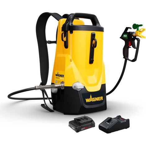 WAGNER Sistema a spruzzo portatile a batteria Control Pro 300 Move 18V Kit - Libero e flessibile: comodo come zaino, fermo sul pavimento o mobile in mano batteria e caricabatterie inclusi (1/4)