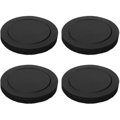 Eosnow 4 pièces de garniture de porte, isolation phonique en coton, accessoires pour haut-parleurs de voiture avec anneau de basses (1/4)