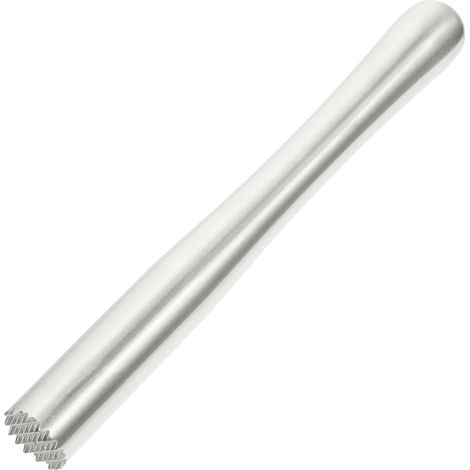 bâtonnet mélangeur à vin en acier inoxydable avec glaçons pilés, en forme de marteau citronné, idéal pour les bars, les fêtes et les banquets (22,5 cm, couleur argent).-22.50X2.50X2.50CM-Silver