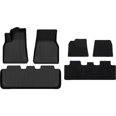 Bodenmatten, wasserdicht, rutschfest, 6PCS doppelschichtig (1/2)