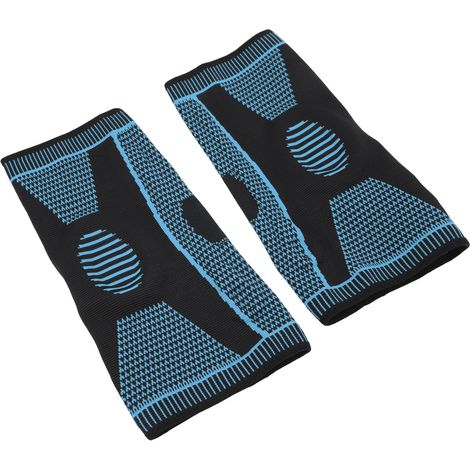 Multifunktionale Sport-Knieschoner, hypoallergen, atmungsaktiv, rutschfest und stoßdämpfend, ideal zum Bergsteigen (blau, Größe M). (1/5)