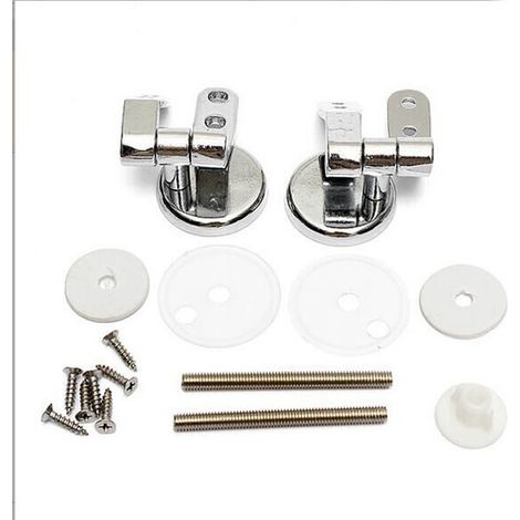 1 Accessoire de fixation, Vis inox, Surface argentée, Pour cuvette standard (1/5)