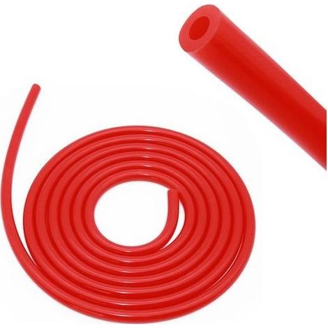 Tuyau en silicone haute température - Rouge, diamètre intérieur 8 mm, longueur 1 m - Tuyau d' eau de refroidissement, liquide de refroidissement, système de turbine (1/4)