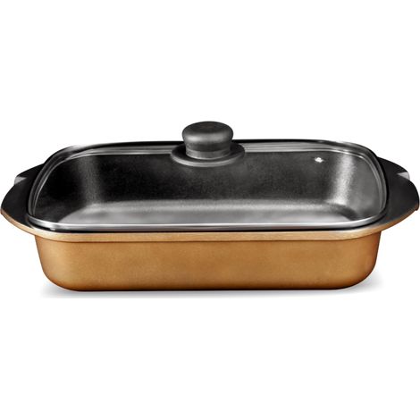 Plat à Rôtir sans Couvercle en Fonte d'Aluminium - Bronze - Pujadas