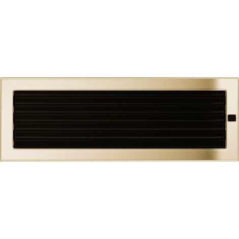 Vent Cover 17x49 gold - plated with blinds (1/4)