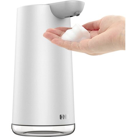 Distributeur de Savon Automatique IPX7 Rechargeable par Magnétique 350ml, Sans Contact, Idéal pour Cuisine et Salle de Bain (1/4)