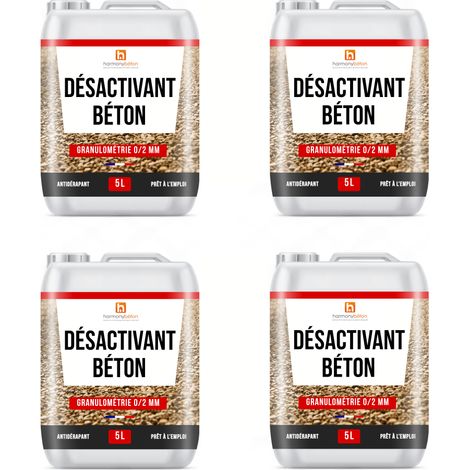 Désactivant - 4 x 5L - Harmony Béton - 0/2 mm