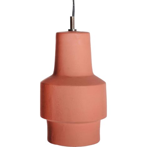 Suspension terracotta corail style éclectique esprit swahili - Corail terracotta chaleureux (1/4)