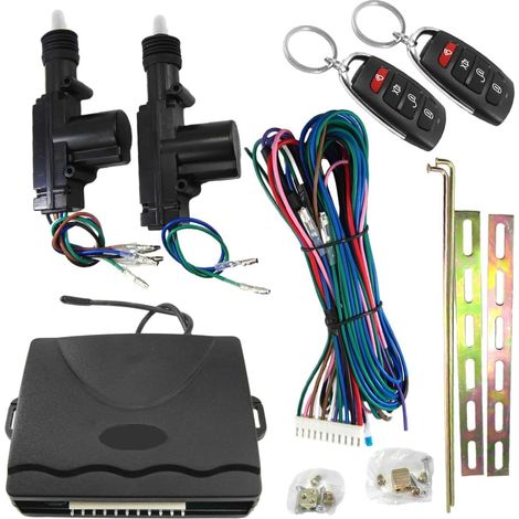 Système de Verrouillage Central de Porte avec télécommande d'alarme Automatique, kit de sécurité de Voiture, antidémarrage centralisé de Voiture, Convient pour Les Voitures 24 V (1/5)