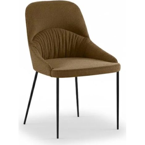 Harmony, Set di 4 sedie in tessuto easy-clean Marrone (54cm X 63cm H. 89cm)  Duzzle (1/5)
