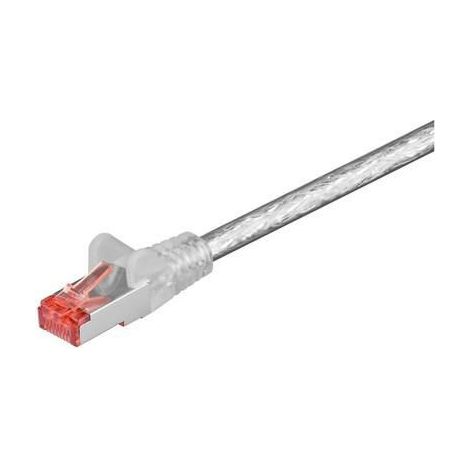 MicroConnect S/FTP CAT6 0,25 m Transparent PiMF (Paare in Metallfolie) 4 x 2 x AWG 28, CU, PVC, SSTP60025T