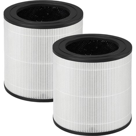 Luftfilter, 2 Stück, kompatibel mit Philips 600er Serie AC0650/10 AC0651/10, 3-in-1 HEPA-Filter mit Aktivkohle, für Luftreiniger (1/5)
