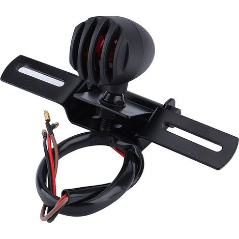 Nouveau feu arrière de freinage pour moto 12V 10W noir, lampe de feu stop,de (1/5)