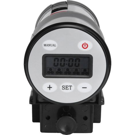 Distributeur automatique de nourriture pour aquarium, distributeur doseur étanche pour poissons (norme malaisienne, sans autorisation), livré sans piles (1/4)